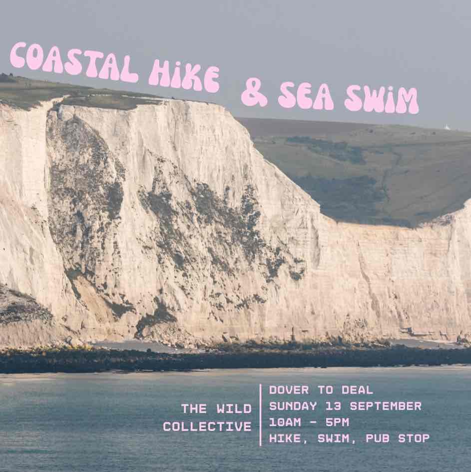 Coastal hike & sea swim (Dover to Deal)