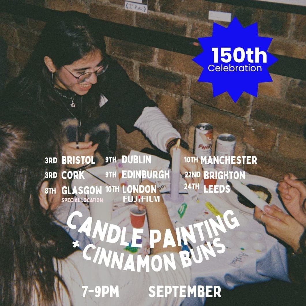 Candle Painting, Cinnamon Buns + New Friends!