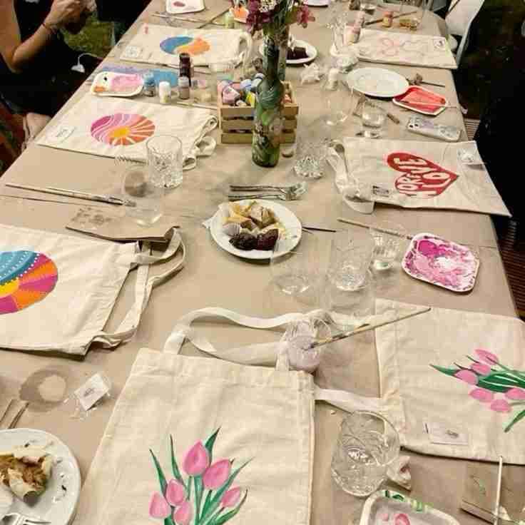 Last Summer Rooftop Sip & Paint (Tote Bag) 🍸💅💓