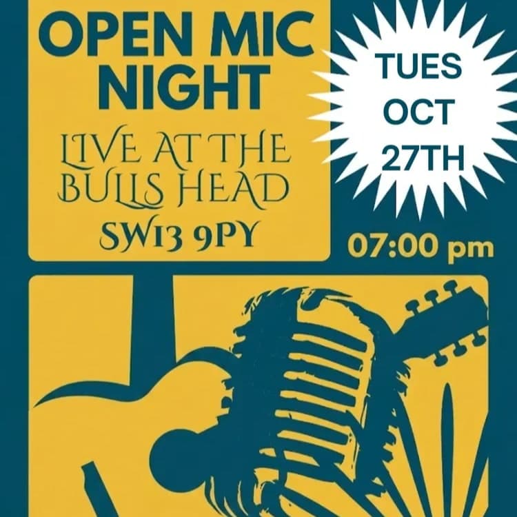 Open mic night - Live at The Bulls Head,  Barnes