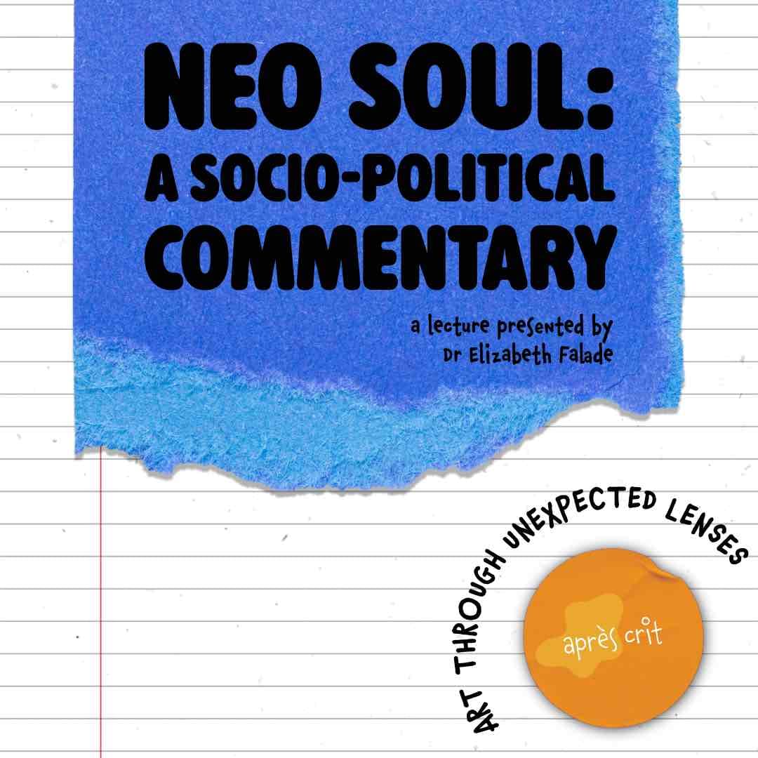 POSTPONED! NEO-SOUL: A Socio-policial Commentary