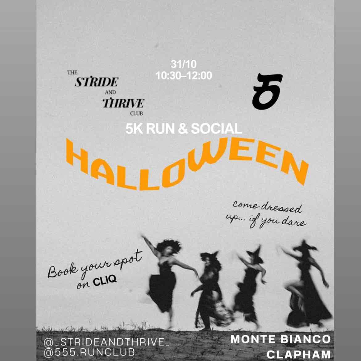 Halloween Run Club x 555 Saturday 31.10🎃