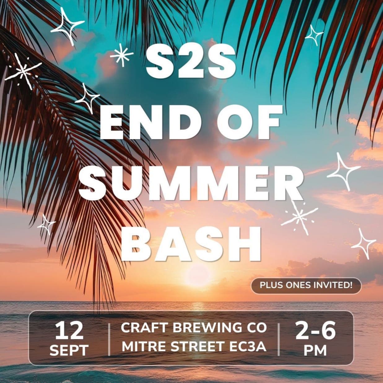 END OF SUMMER BASH