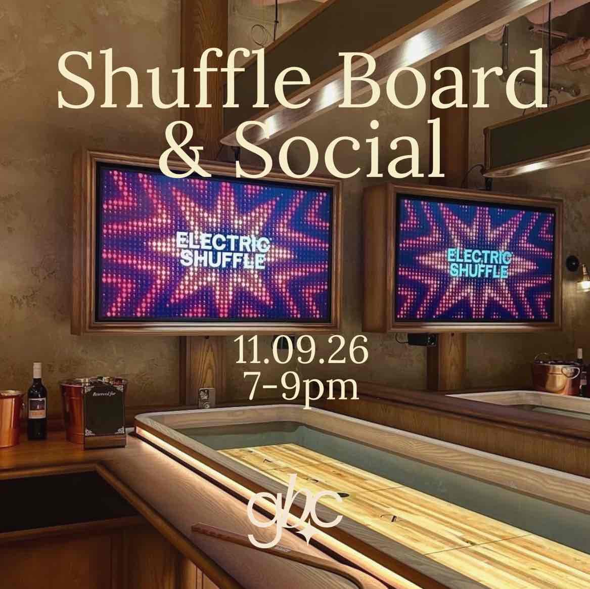 Friday Eve Shuffle Social 🍾🎯 Pizza & Drinks