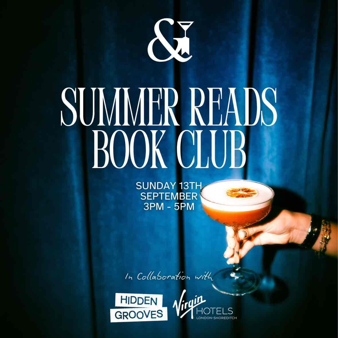 Summer Reads Book Cocktail & Book Club