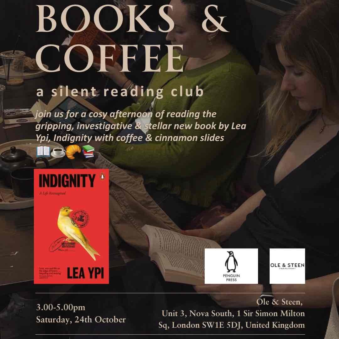 Books & Coffee - Silent Reading Club (Indignity)