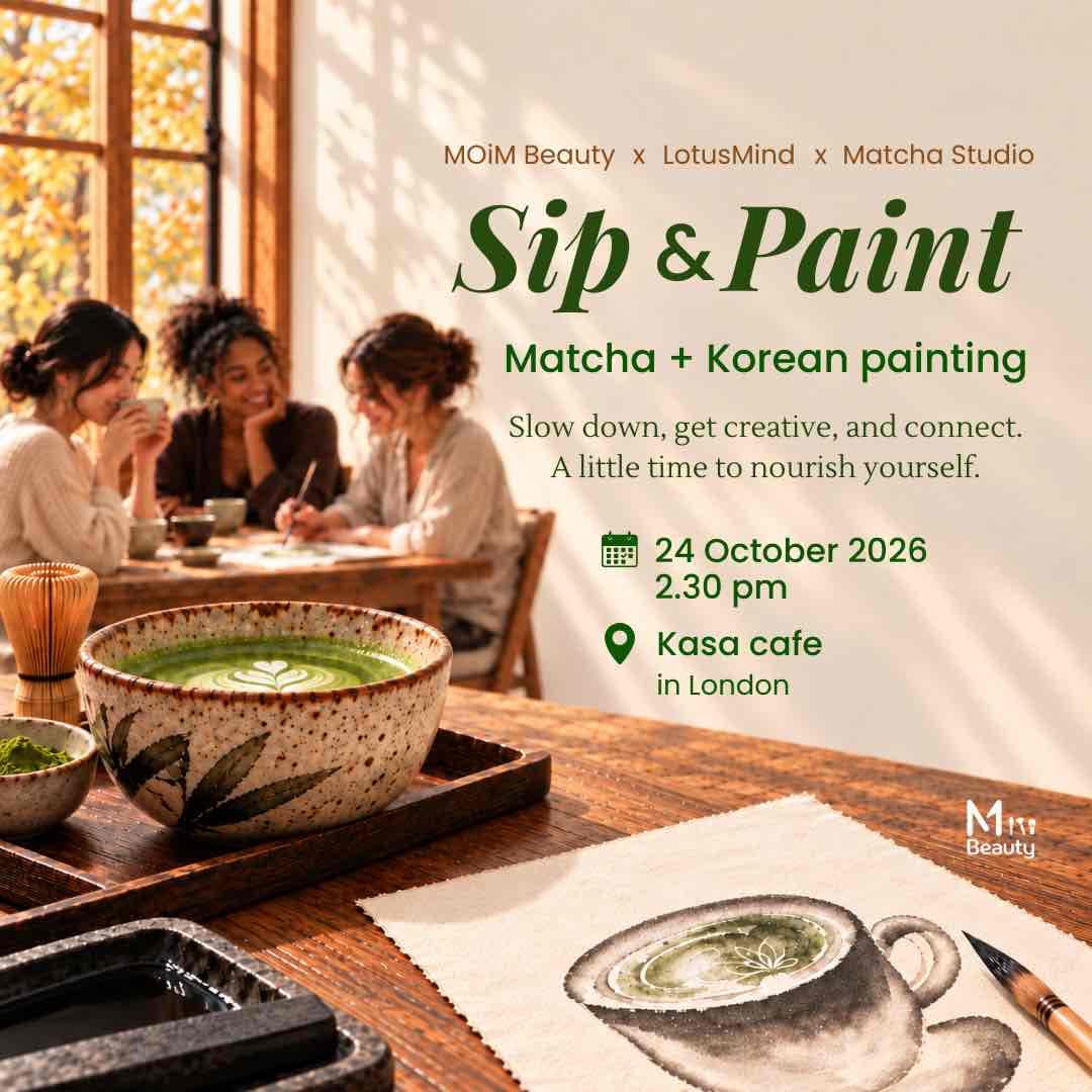 Sip & Paint: Matcha & Korean Painting Social